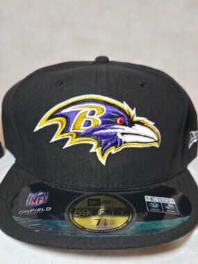 NWT NFL New Era 59Fifty Baltimore Ravens Hat Authentic On-Field Cap ALL SIZES